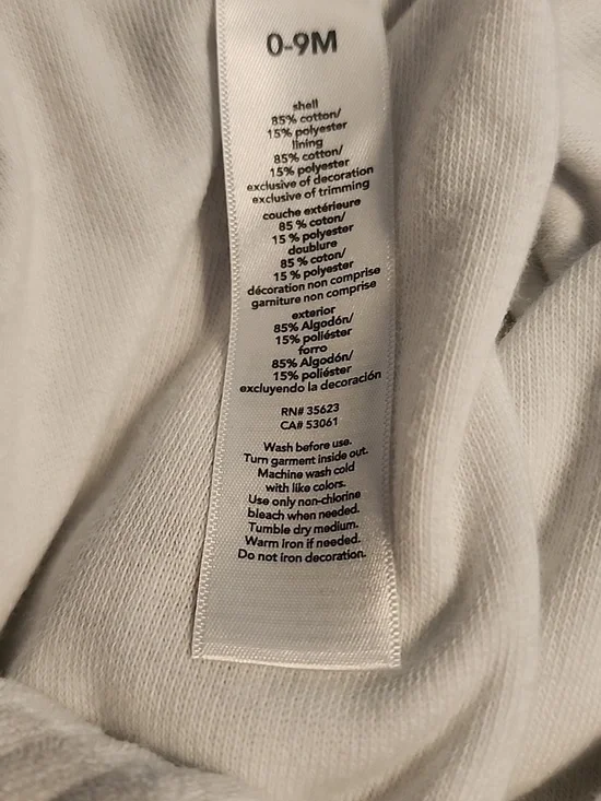 4/$20 - Carter's Baby Bath Robe Koala Bear- 0-9 Months - Picture 2 of 4